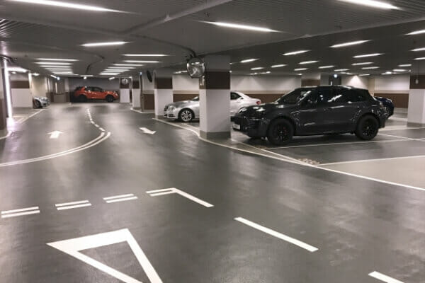 A parking space in Hong Kong that sold for $640000